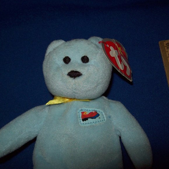 TY Beanie Baby Big Red Shoe Bear with tags 2004 McDonalds 25th Anniversary - Picture 4 of 4